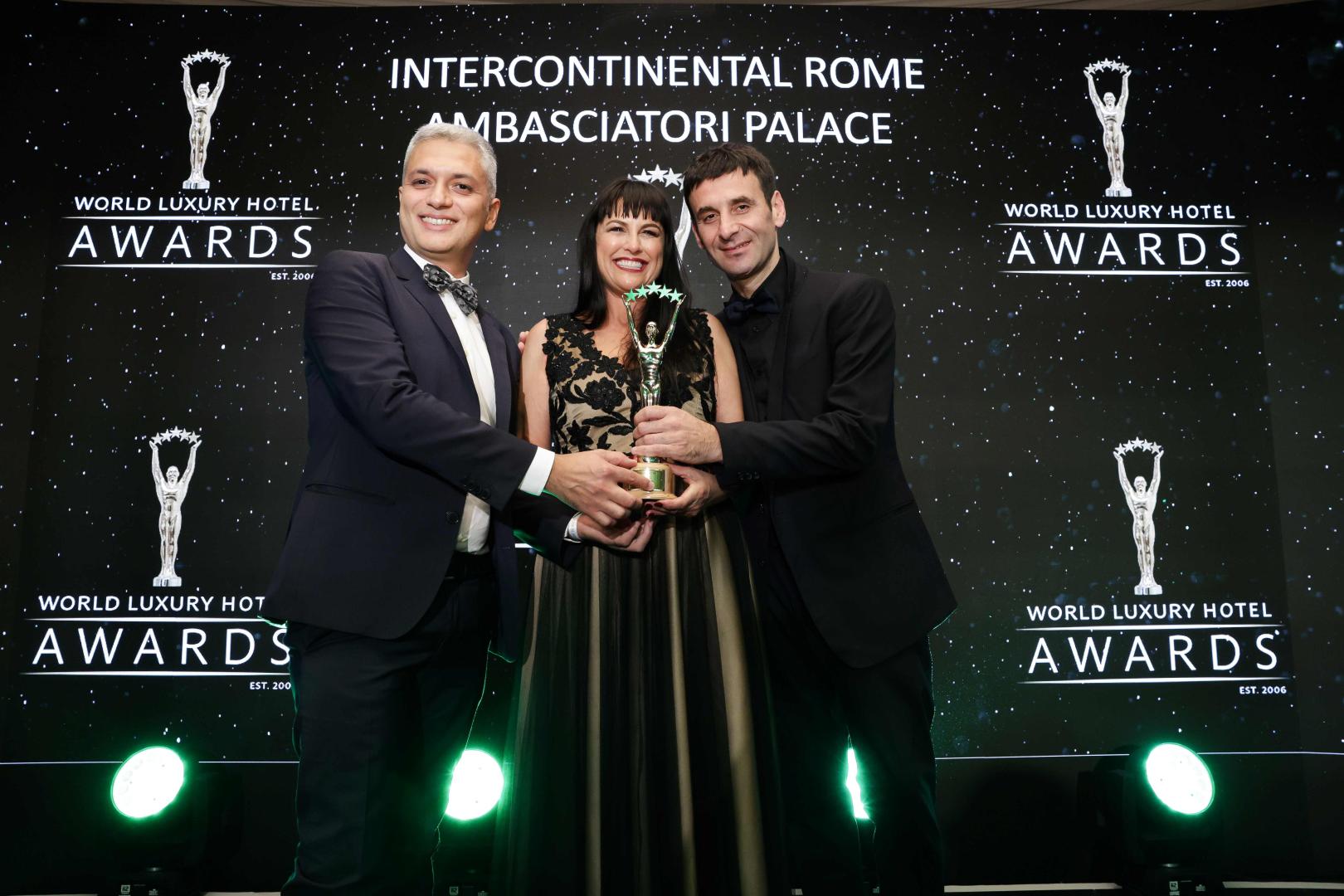 Pluripremiato l’InterContinental Rome Ambasciatori Palace