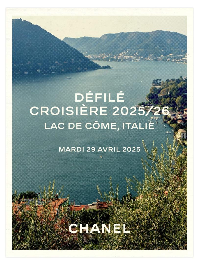 La Collezione Cruise Chanel sfila sul lago di Como 