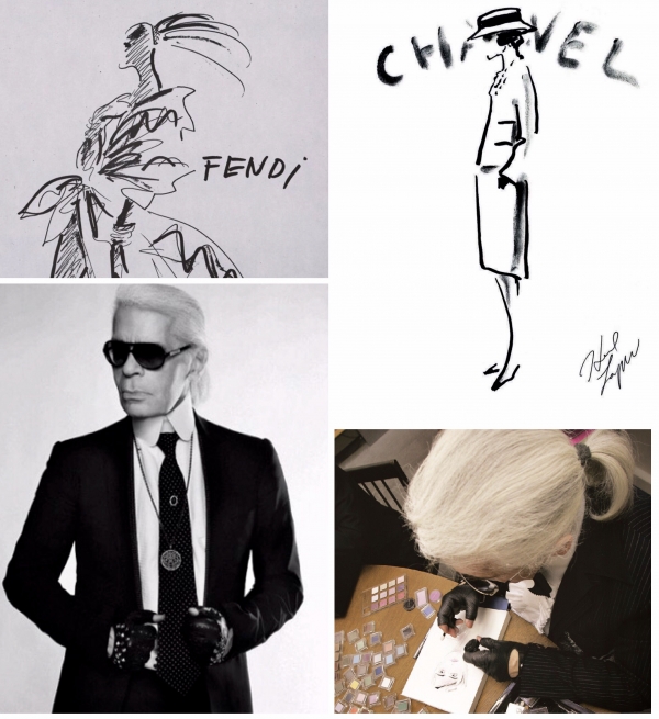 LA MODA SALUTA KARL LAGERFELD 