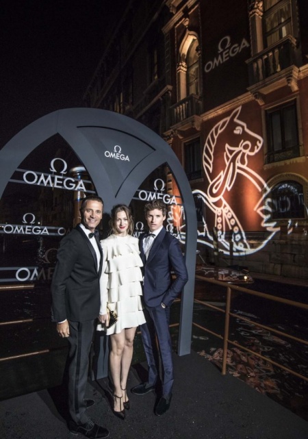 A Venezia con Omega e Eddie Redmayne 