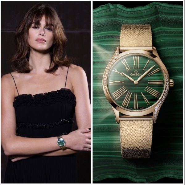 Kaia Gerber brilla con il suo Trésor in malachite 