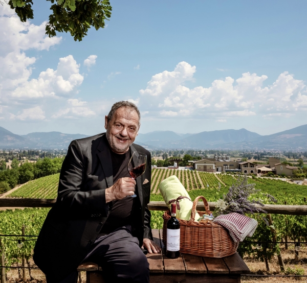 Il déjèuner dans le vignes Arnaldo Caprai 